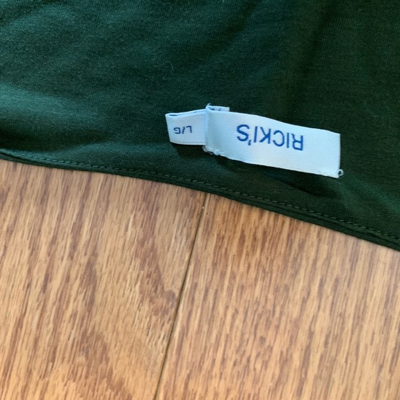 Olive green blouse with ruching - Picture 2 of 2